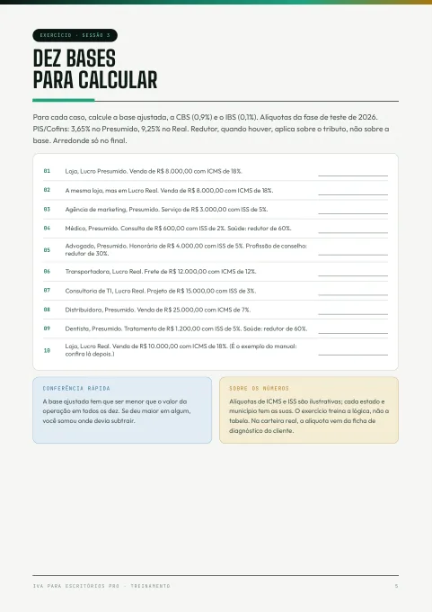 Peça 2 · exercícios de cálculo com gabarito